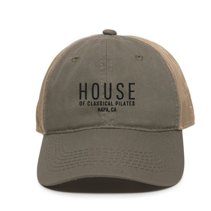 Custom BRAND/LOGO Garment Washed Cotton Twill Trucker Cap