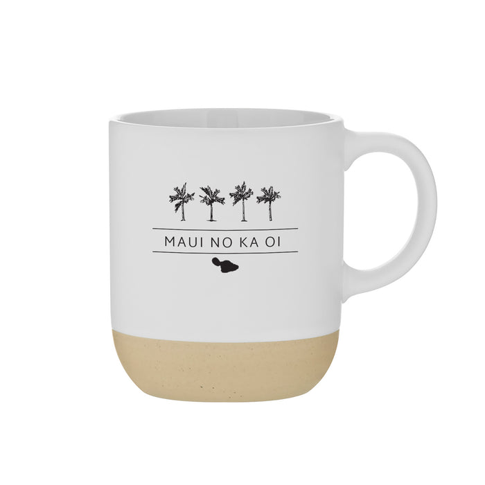 17 Oz. Ceramic Matte Terra Mug Printed with a Customizable VISTA COLLECTION design