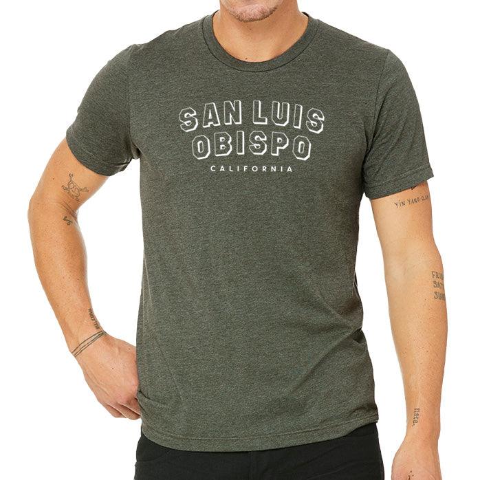 Bella + Canvas Unisex 4.2 Oz. CVC Jersey Tee Printed with a Customizable BLOCK SPORT COLLECTION Design