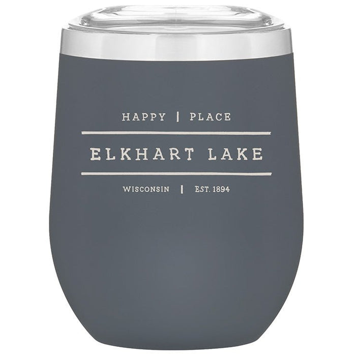 Custom Wholesale 12 Oz. Stainless Insulated Stemless Wine Cup