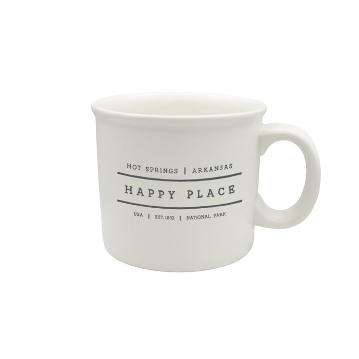 Custom HAPPY PLACE 14 Oz. Ceramic Chunky Mug