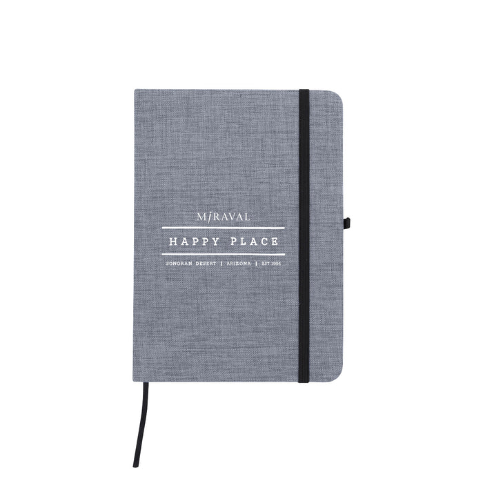 Custom Wholesale Heathered Journal Printed in HAPPY PLACE COLLECTION  design
