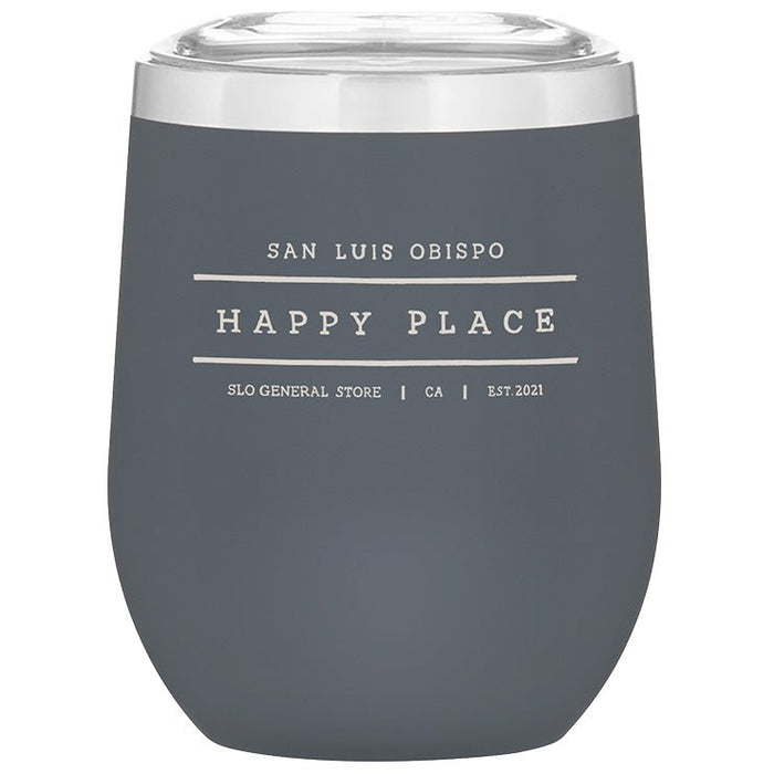 Custom Wholesale 12 Oz. Stainless Insulated Stemless Wine Cup