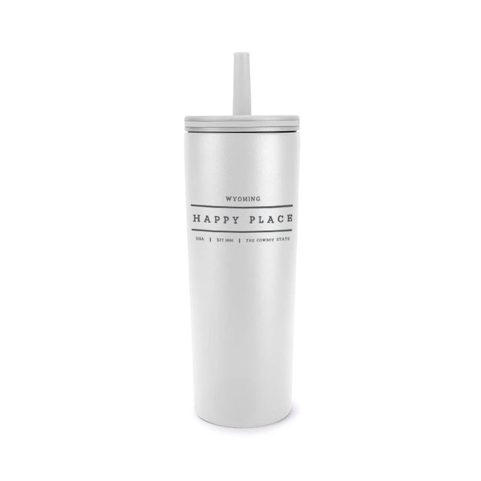 Custom BRAND / LOGO 24 Oz. Stainless Chill Tumbler W/ Straw