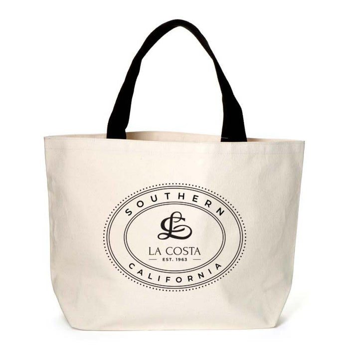 Custom Wholesale 20 Oz. Heavyweight Canvas Tote with Black Webbing Handles