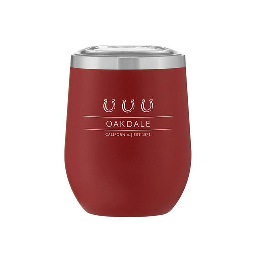 12 Oz. Stemless Stainless Steel Powder Coated Wine Cup Printed with a Customizable WEST VINES COLLECTION Design - Mercantile 12