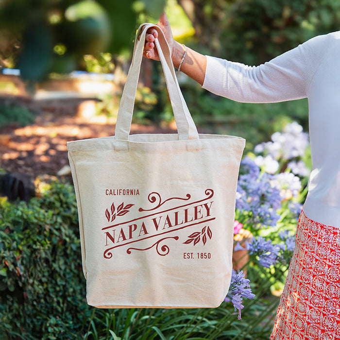 Custom Wholesale 10 Oz. Natural Canvas Market Tote