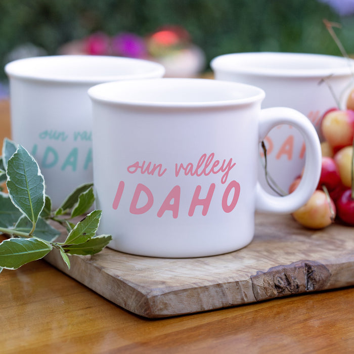 Custom Wholesale 14 Oz. Chunky Ceramic Mug Printed in MIX COLLECTION Design