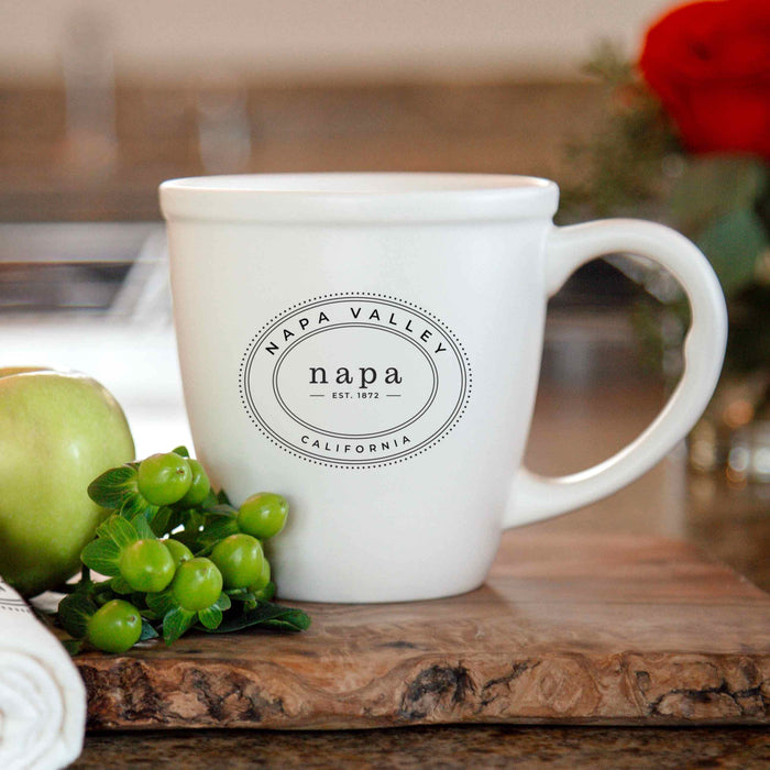 Custom OVAL 14 Oz. Ceramic Morning Mug