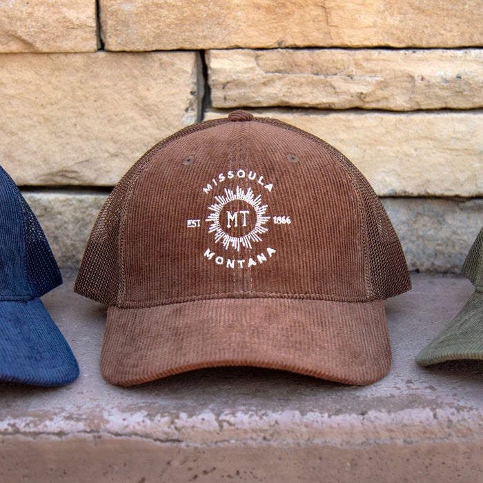 OTTO CAP Cotton Blend Twill 6 Panel Low Profile Mesh Back Trucker Cap Printed with a Customizable BURST COLLECTION Design