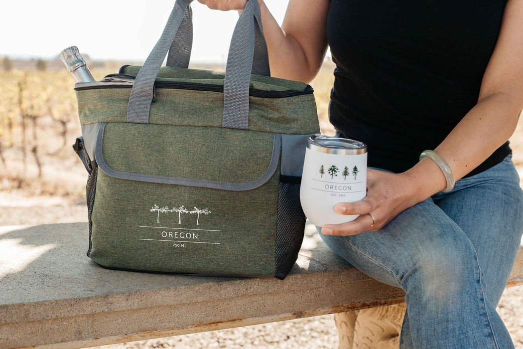 Heathered Insulated Picnic Pocket Cooler(Full Color) with a Customizable VISTA COLLECTION Design