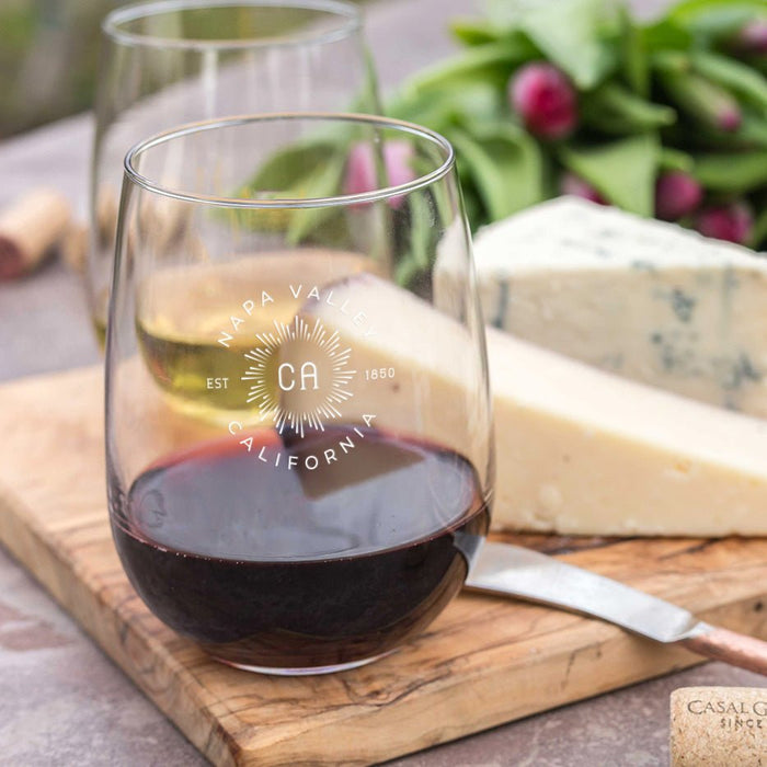 Custom Wholesale 17 Oz. Stemless Wine Glass