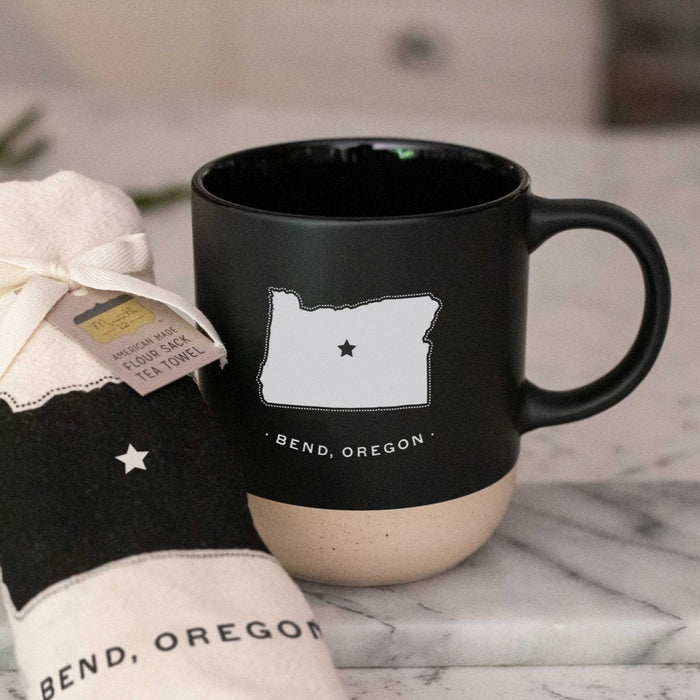 17 Oz.  Terra Ceramic Matte Mug Printed with a Customizable STATE COLLECTION design