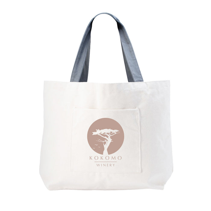 Custom BRAND/LOGO 18 Oz. Heavyweight Lined Canvas Tote