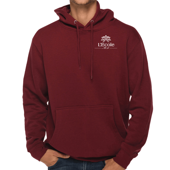 Lane Seven Unisex 8.25 Oz. Premium Pullover Poly Cotton Hoodie