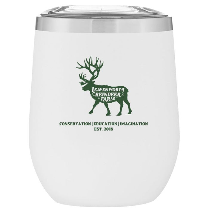 Custom Wholesale 12 Oz. Stainless Insulated Stemless Wine Cup