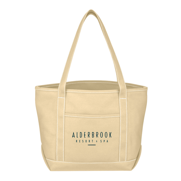 Custom BRAND / LOGO 24 Oz. Cotton Canvas Medium Yacht Tote Bag