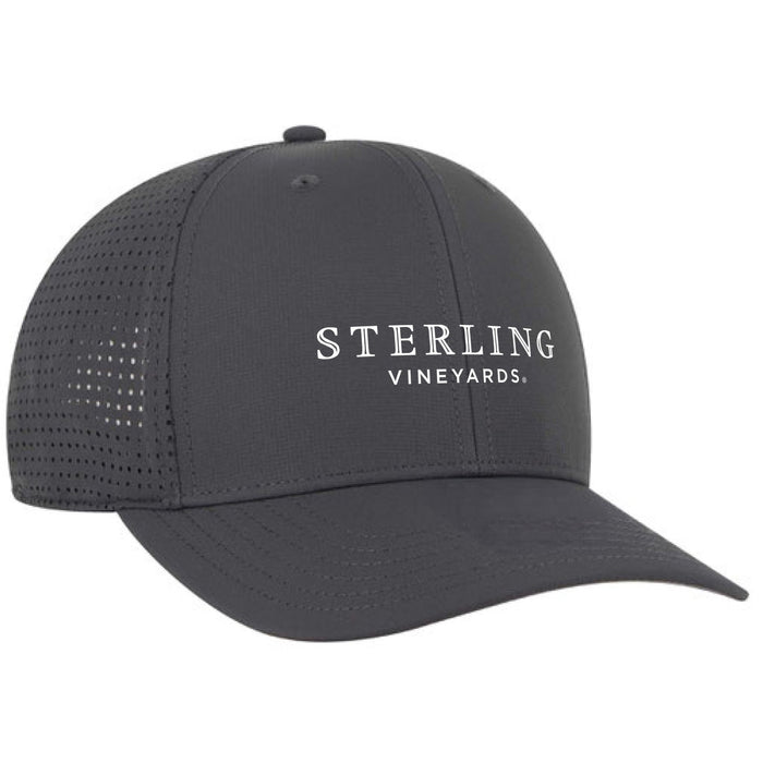 Otto Cap Pongee 6 Panel Mid Profile Baseball Cap Printed with a Customizable BRAND OR LOGO Design