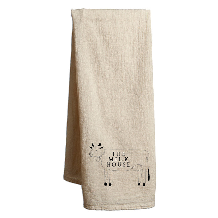 Custom BRAND / LOGO Flour Sack Tea Towels - Natural