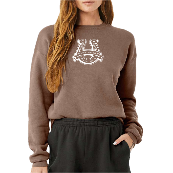 Custom Wholesale Bella + Canvas Unisex 8.5 Oz. Sponge Fleece Drop Shoulder Crewneck Sweatshirt in LUCKY COLLECTION
