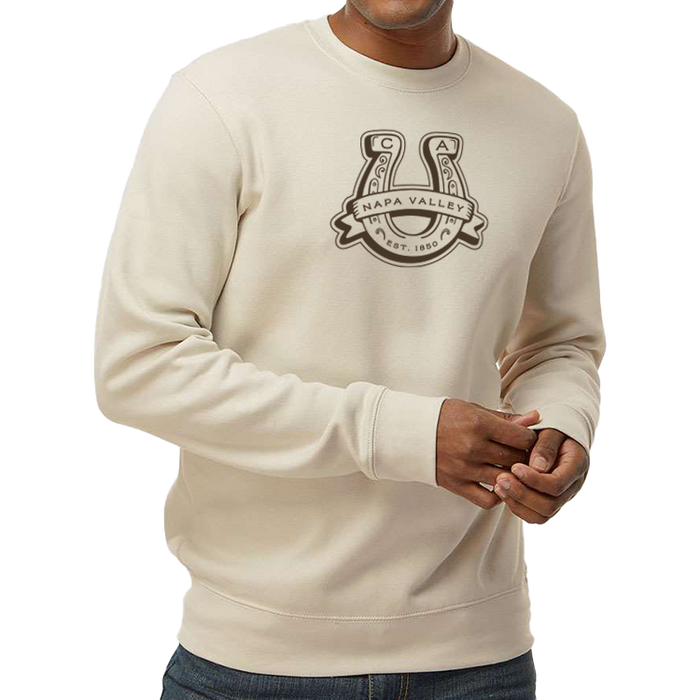 J. America 7.5 Oz. Unisex BTB Fleece Crewneck Sweatshirt