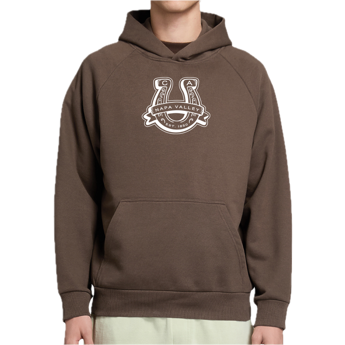 Custom Wholesale Lane Seven Unisex 16.5 Oz. Heavy Core Hoodie Printed in LUCKY Collection Design