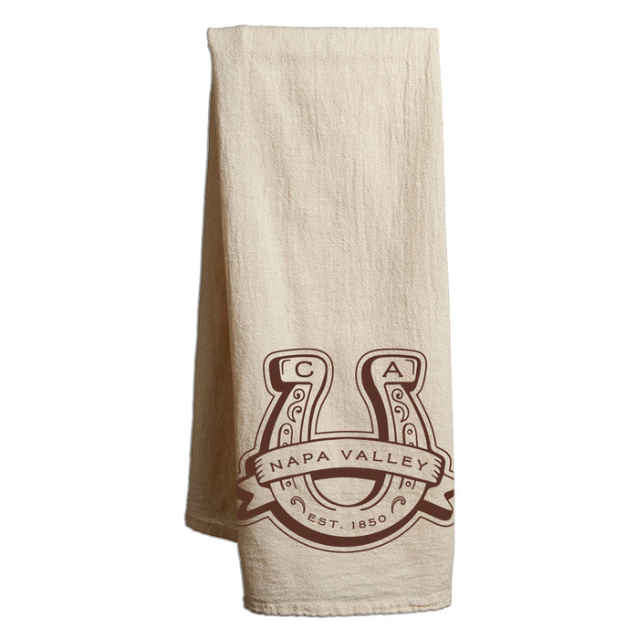 Custom Wholesale Flour Sack Tea Towels - Printed in LUCKY COLLECTION Design