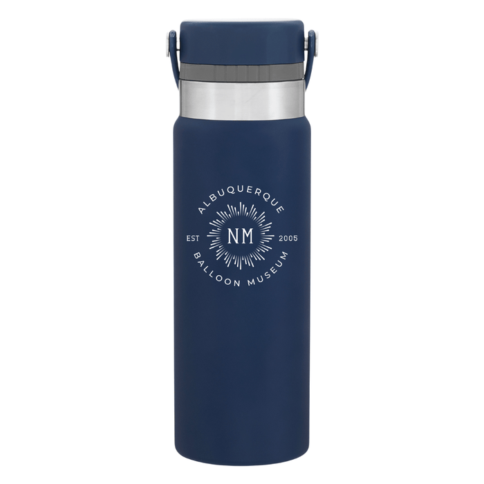 25 Oz. Sipper Stainless Insulated Water Bottle Printed with a Customizable BURST COLLECTION Design