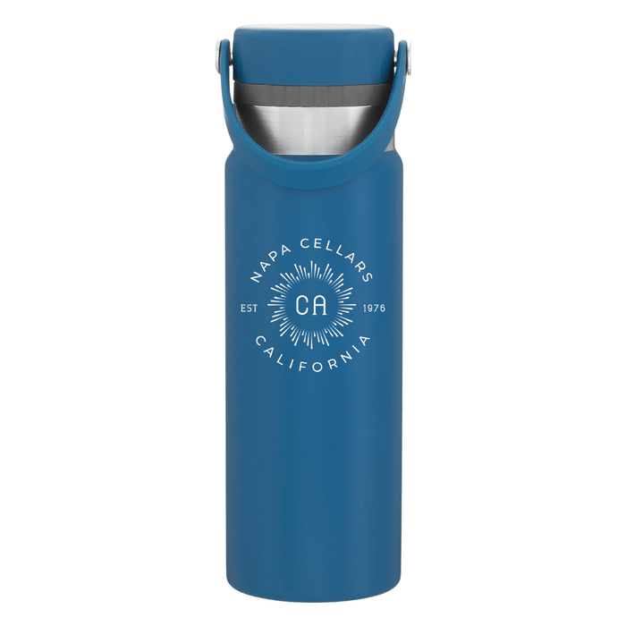 25 Oz. Sipper Stainless Insulated Water Bottle Printed with a Customizable BURST COLLECTION Design