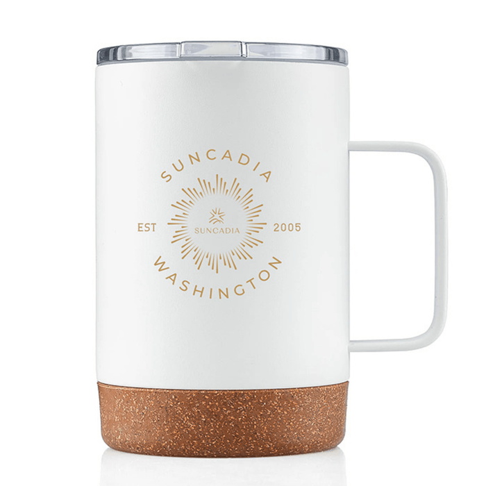 16 Oz. Corky Stainless Insulated Mug Printed with a Customizable BURST COLLECTION Design