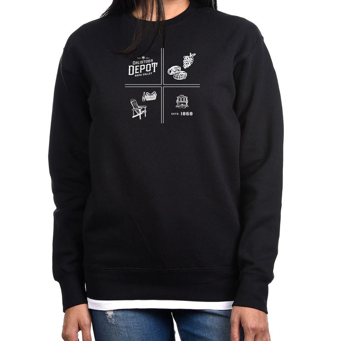 Cotton Heritage Unisex 8.5 Oz. Premium Crewneck Poly Cotton Fleece