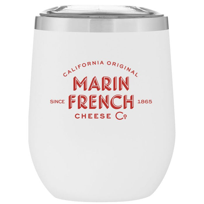 Custom Wholesale 12 Oz. Stainless Insulated Stemless Wine Cup