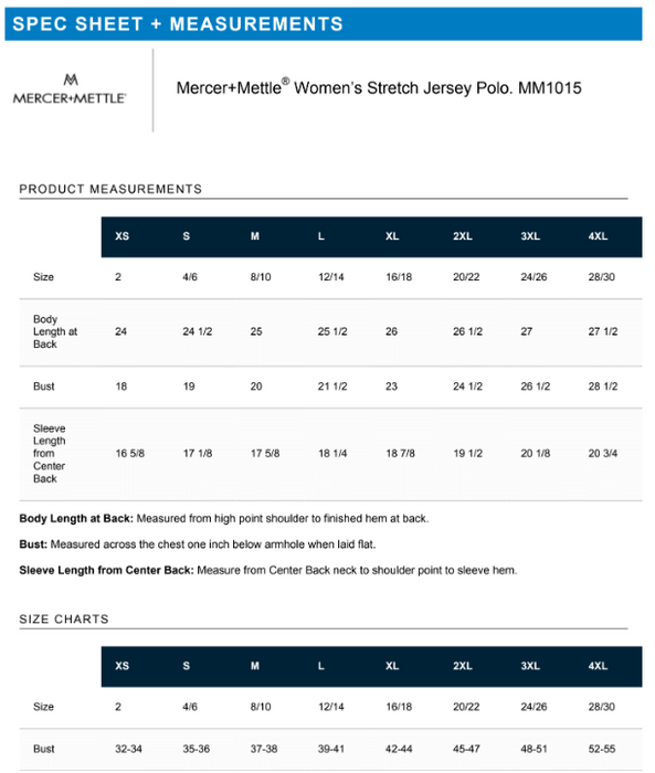 Mercer+Mettle Ladies 5 Oz. Stretch Jersey Polo