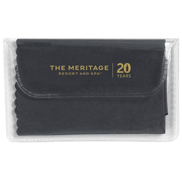 Custom BRAND / LOGO 6x6 Microfiber Cleaning Cloth In Case