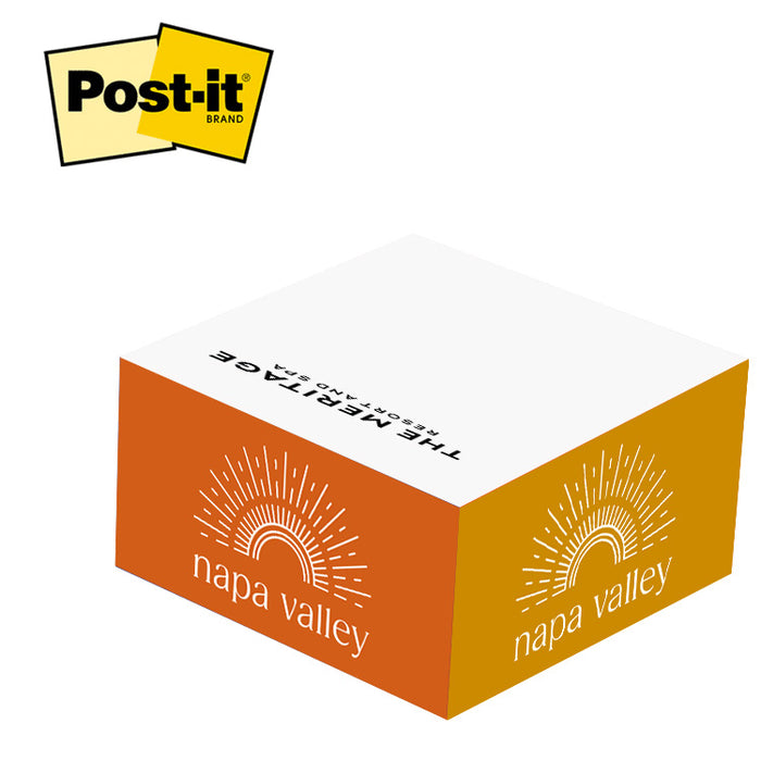 Custom BRAND / LOGO Printed Notes Half-Cube
