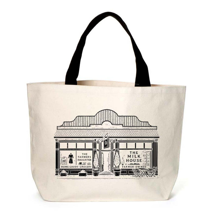 Custom Wholesale 20 Oz. Heavyweight Canvas Tote with Black Webbing Handles