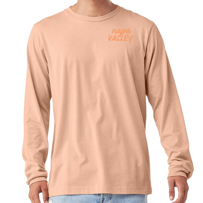 Bella + Canvas Unisex 4.2 Oz. Heather CVC Long Sleeve Tee Printed with a Customizable MIX COLLECTION Design
