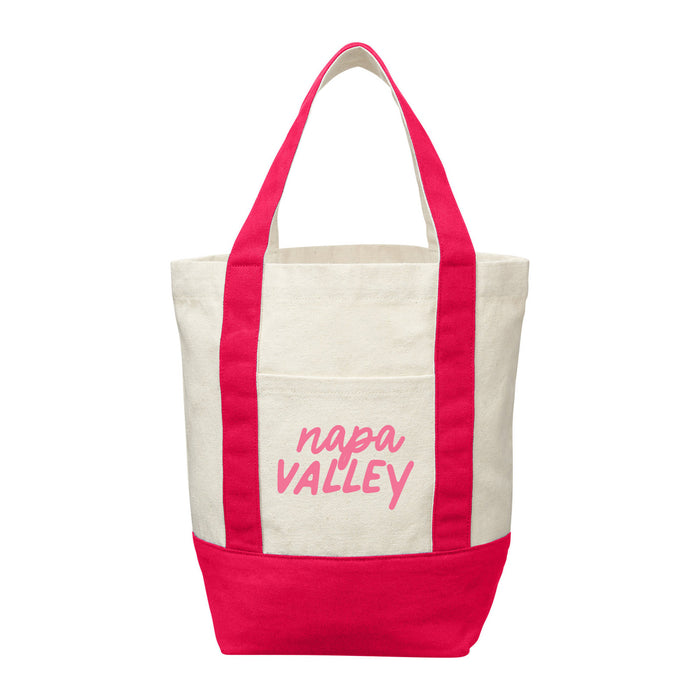 Custom Wholesale Recycled Canvas Mini Tote Printed in MIX Design