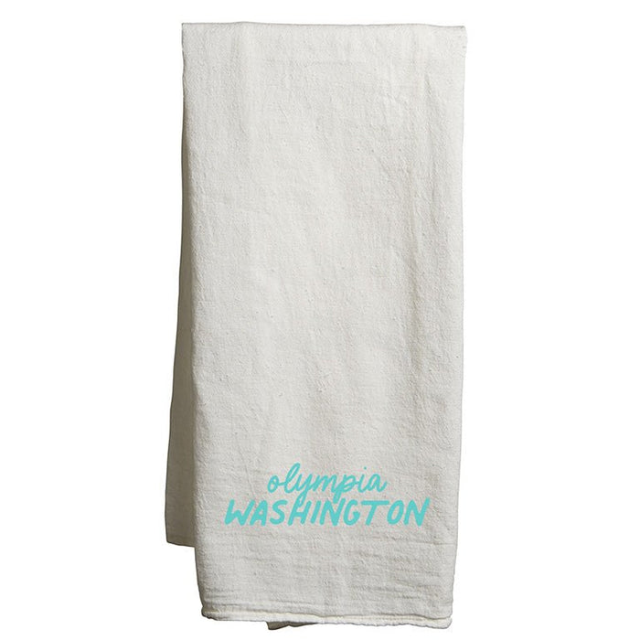 22" x 38" Flour Sack Tea Towel Printed with a Customizable MIX COLLECTION Design
