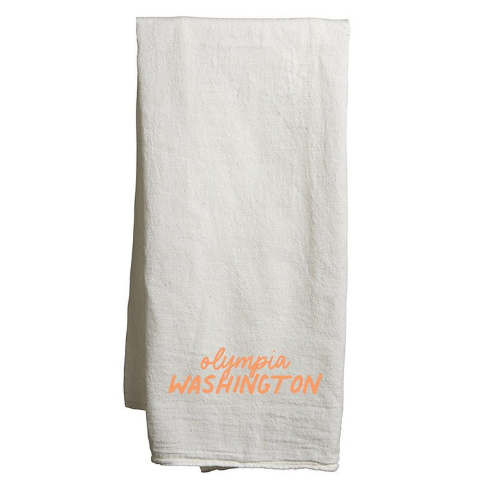 22" x 38" Flour Sack Tea Towel Printed with a Customizable MIX COLLECTION Design