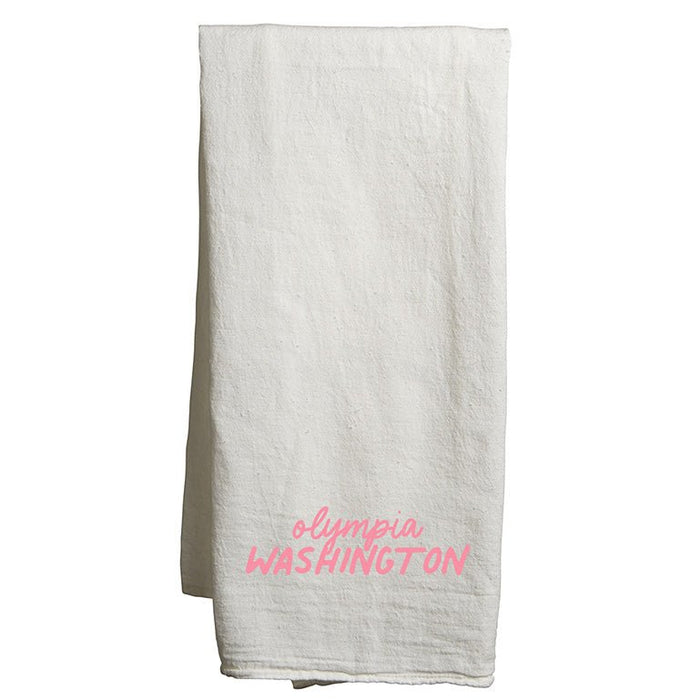 22" x 38" Flour Sack Tea Towel Printed with a Customizable MIX COLLECTION Design