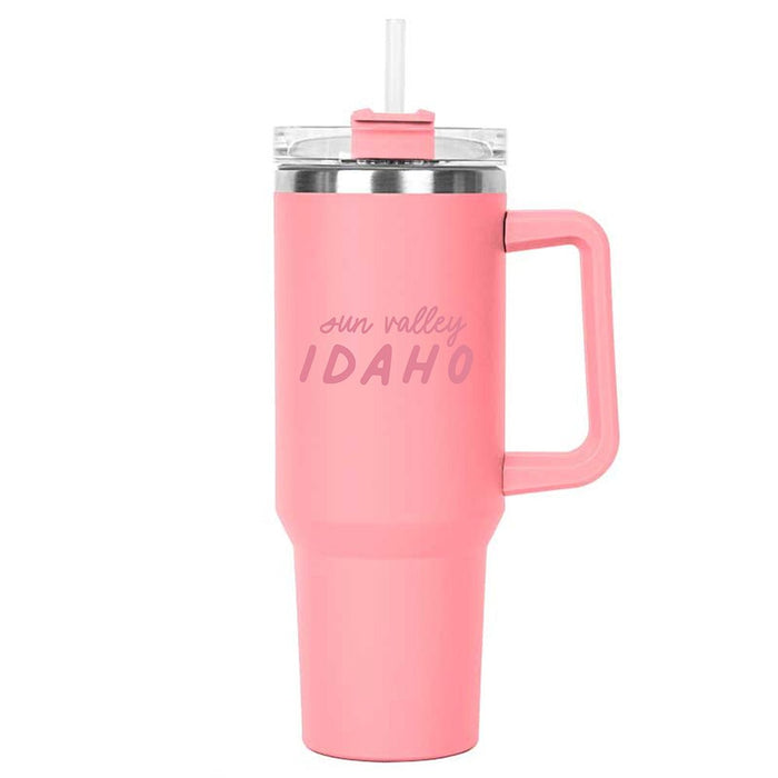 40 Oz. Big Boom Stainless Insulated Mug Printed with a Customizable MIX COLLECTION Design