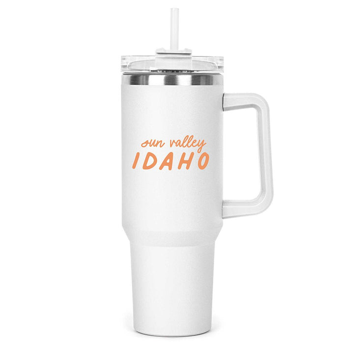 40 Oz. Big Boom Stainless Insulated Mug Printed with a Customizable MIX COLLECTION Design