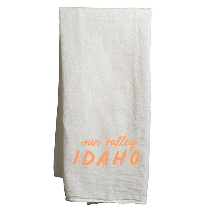 22" x 38" Flour Sack Tea Towel Printed with a Customizable MIX COLLECTION Design