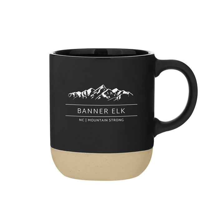 17 Oz. Ceramic Matte Terra Mug Printed with a Customizable VISTA COLLECTION design