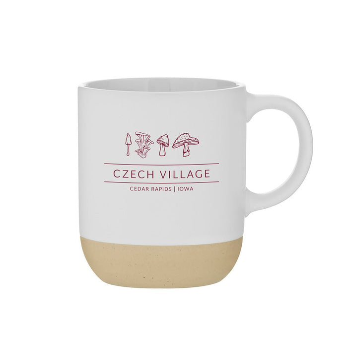 17 Oz. Ceramic Matte Terra Mug Printed with a Customizable VISTA COLLECTION design