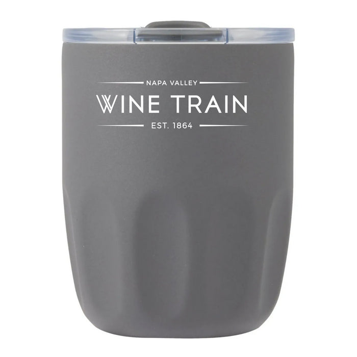 Custom BRAND / LOGO 10 Oz Vacuum Coffee Cup with Ceramic Lid