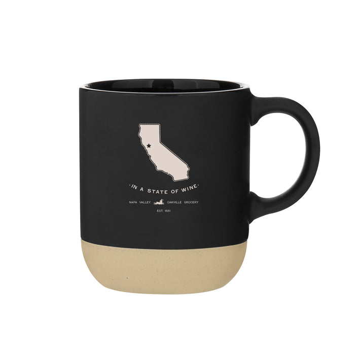 17 Oz. Ceramic Matte Terra Mug Printed with a Customizable STATE COLLECTION Design