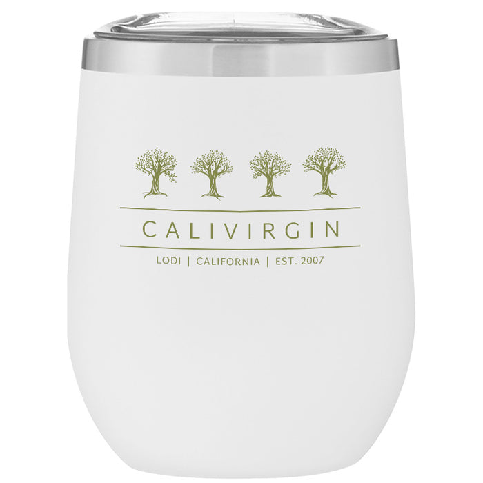 Custom Wholesale 12 Oz. Stainless Insulated Stemless Wine Cup Printed in VISTA COLLECTION Design