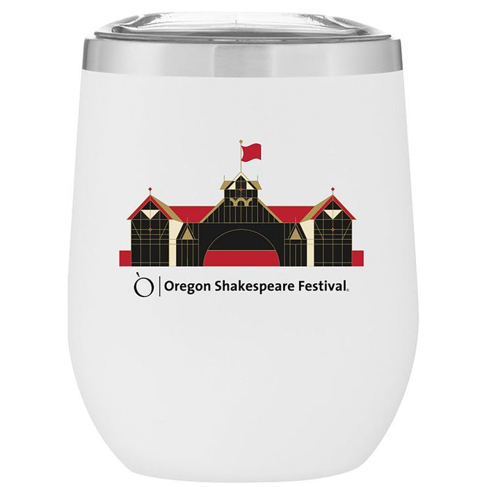 Custom Wholesale 12 Oz. Stainless Insulated Stemless Wine Cup